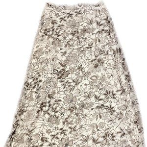 Brown Floral Skirt!!